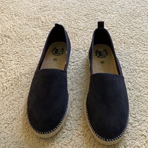 Brand new Navy blue Espadrilles.